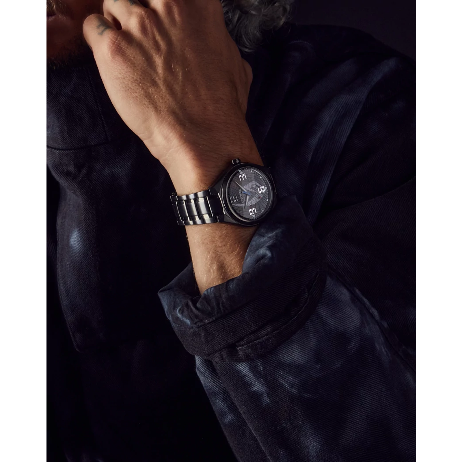 Reloj Citizen Mandalorian negro edición especial Star Wars para caballero con Eco-Drive AW2045-57W | Elegancia Relojeria